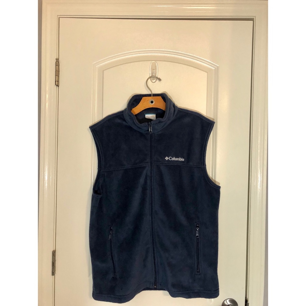Columbia Fleece Vest, Men's Large